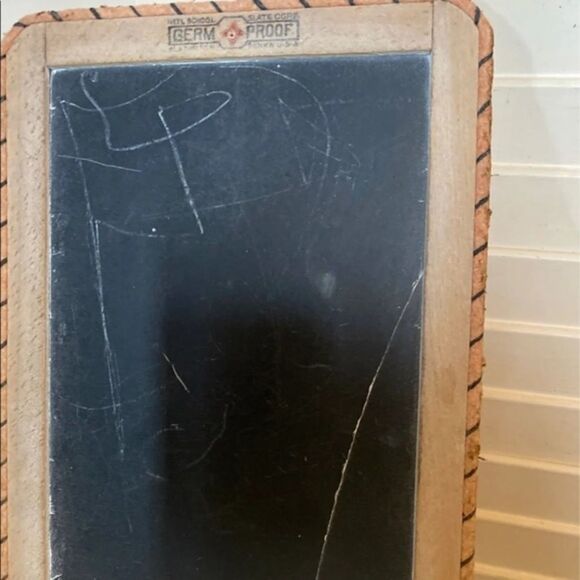 NATIONAL SCHOOL SLATE COMP Chalkboard Book Germ Proof Slatington Penna USA 8x11. - Picture 1 of 6